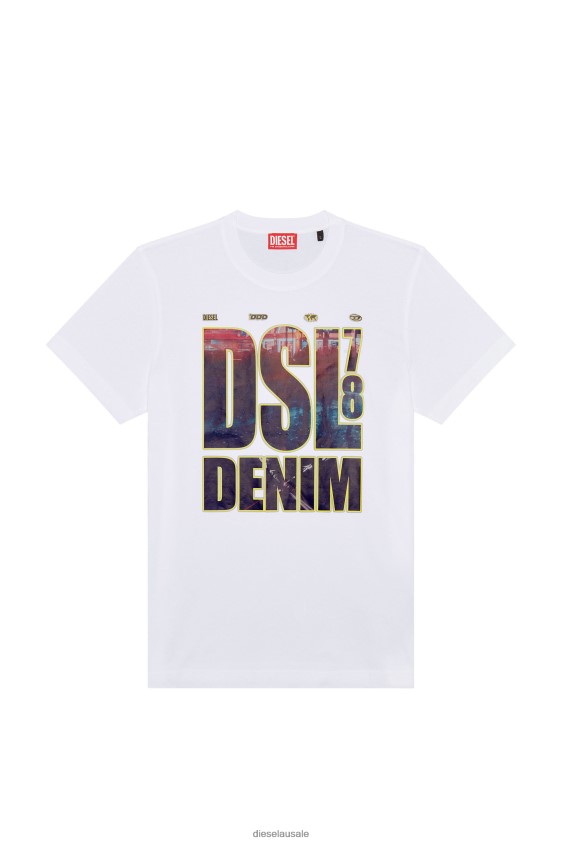 Diesel t-diegor-l7 Apparel White Men 2XT44N260
