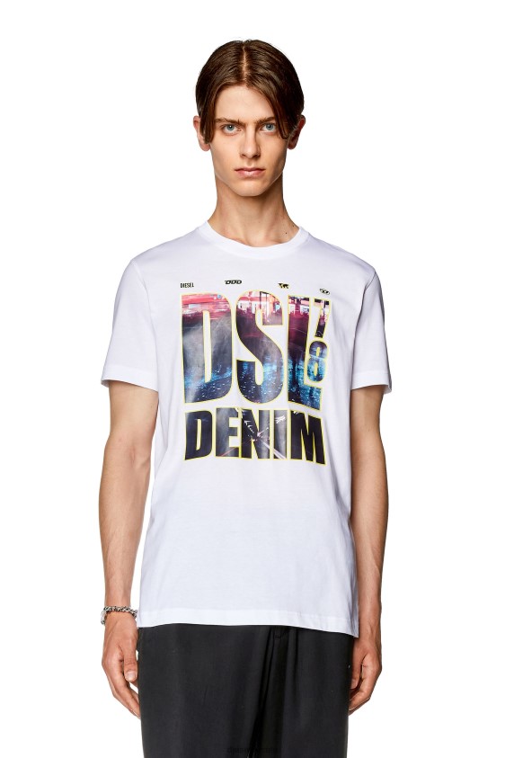 Diesel t-diegor-l7 Apparel White Men 2XT44N260