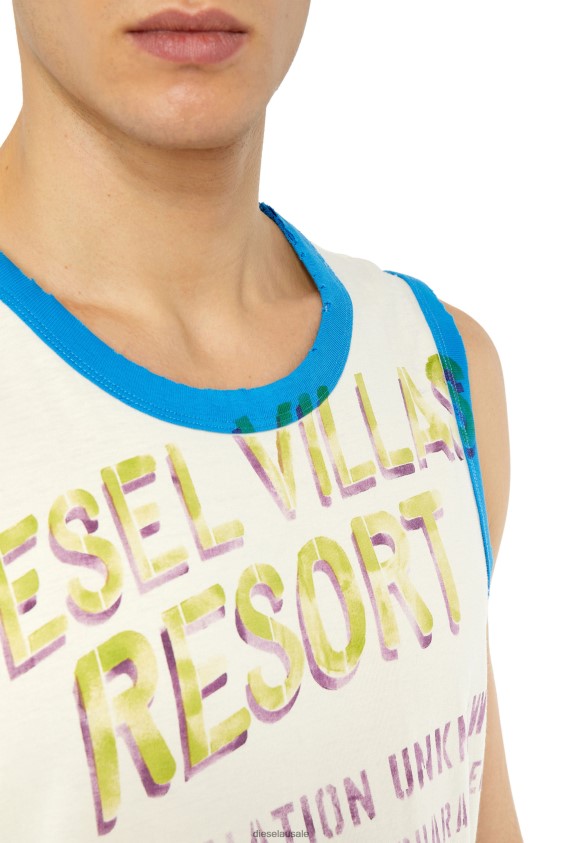 Diesel t-hoppy Apparel White Men 2XT44N215