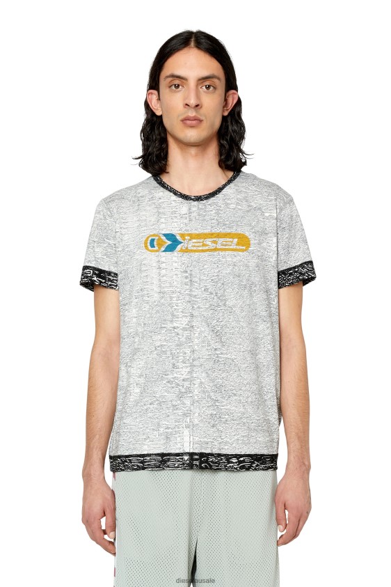 Diesel t-inyside Apparel Grey Men 2XT44N173