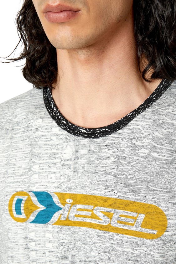 Diesel t-inyside Apparel Grey Men 2XT44N173