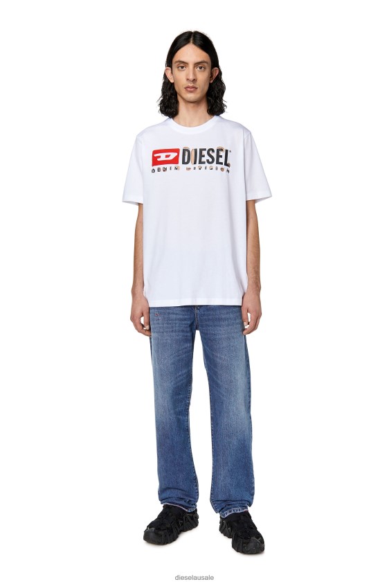 Diesel t-just-divstroyed Apparel White Men 2XT44N284