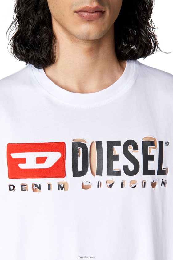 Diesel t-just-divstroyed Apparel White Men 2XT44N284