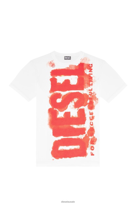 Diesel t-just-e16 Apparel White Men 2XT44N204