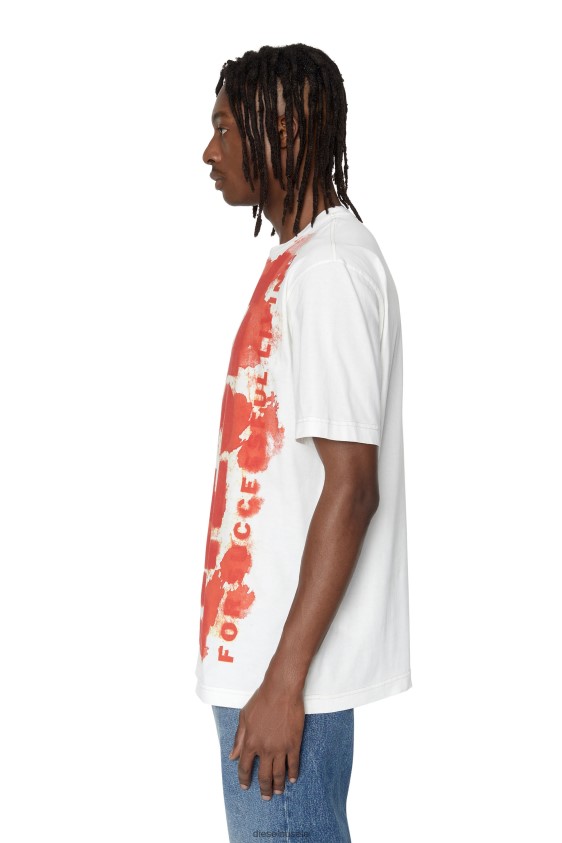 Diesel t-just-e16 Apparel White Men 2XT44N204