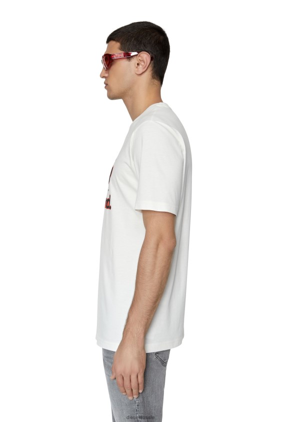 Diesel t-just-e18 Apparel White Men 2XT44N200