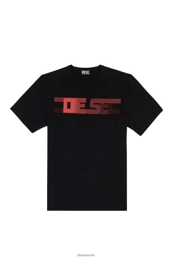 Diesel t-just-e19 Apparel Black Men 2XT44N234