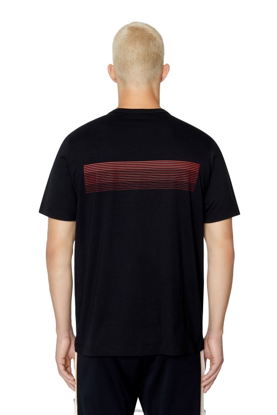 Diesel t-just-e19 Apparel Black Men 2XT44N234