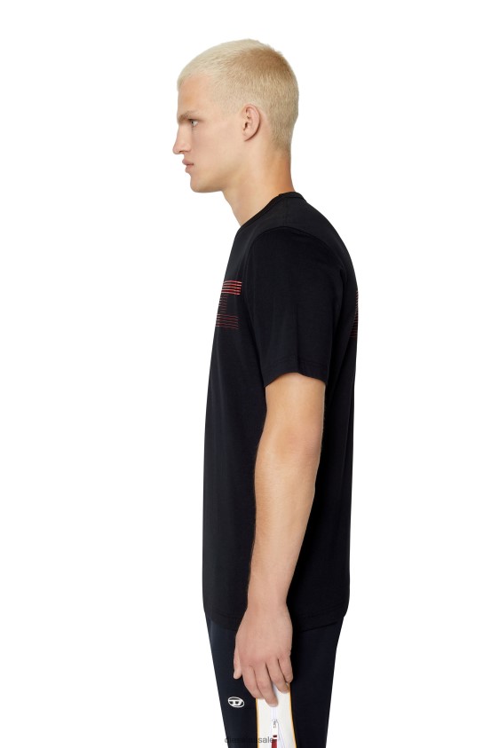 Diesel t-just-e19 Apparel Black Men 2XT44N234