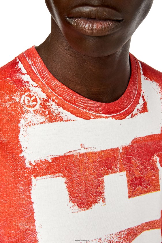 Diesel t-just-g12 Apparel Red Men 2XT44N184