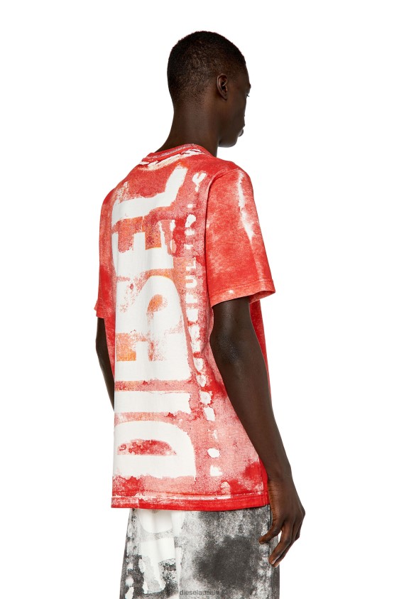Diesel t-just-g12 Apparel Red Men 2XT44N184