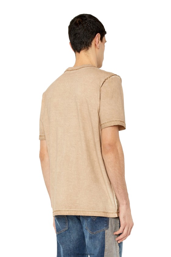 Diesel t-just-g13 Apparel Beige/Red Men 2XT44N193