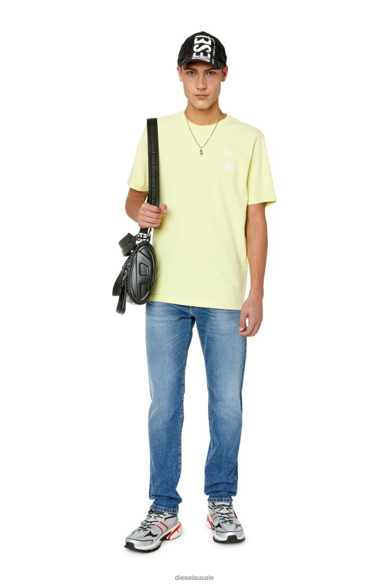 Diesel t-just-g14 Apparel Yellow Fluo Men 2XT44N219