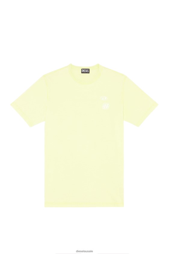 Diesel t-just-g14 Apparel Yellow Fluo Men 2XT44N219