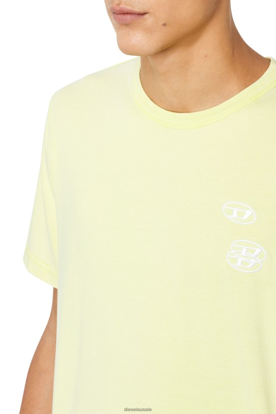 Diesel t-just-g14 Apparel Yellow Fluo Men 2XT44N219