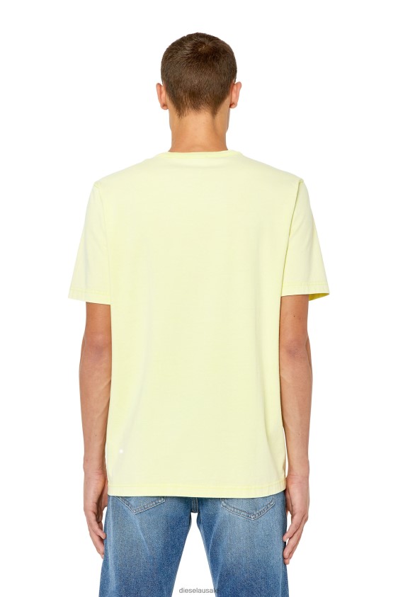 Diesel t-just-g14 Apparel Yellow Fluo Men 2XT44N219