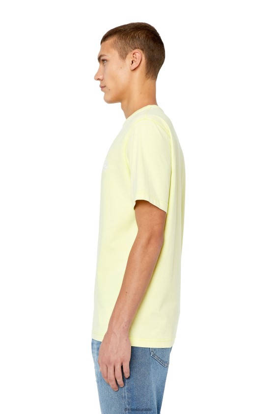 Diesel t-just-g14 Apparel Yellow Fluo Men 2XT44N219