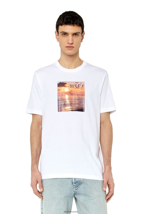 Diesel t-just-g24 Apparel White Men 2XT44N172