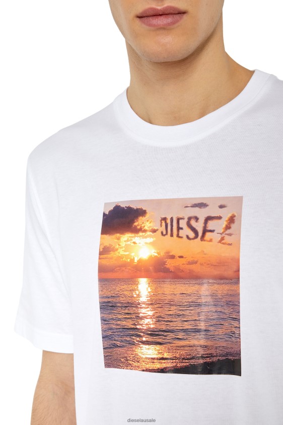Diesel t-just-g24 Apparel White Men 2XT44N172