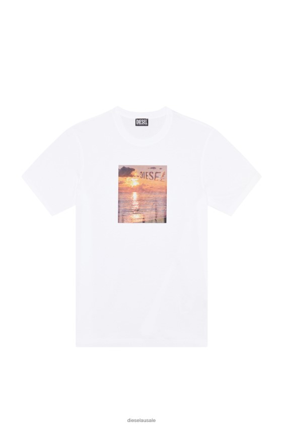 Diesel t-just-g24 Apparel White Men 2XT44N172