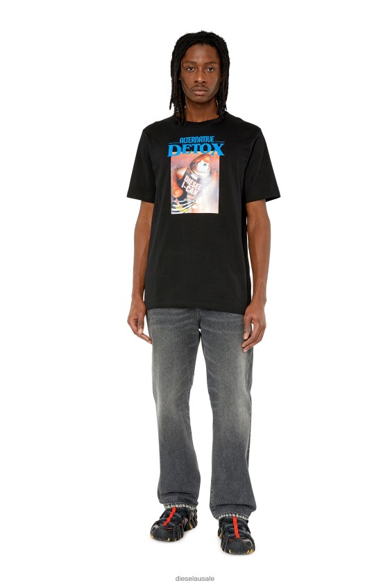 Diesel t-just-g4 Apparel Black Men 2XT44N177