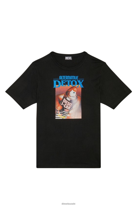 Diesel t-just-g4 Apparel Black Men 2XT44N177