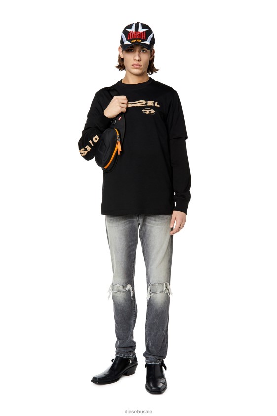 Diesel t-just-g9 Apparel Black Men 2XT44N210
