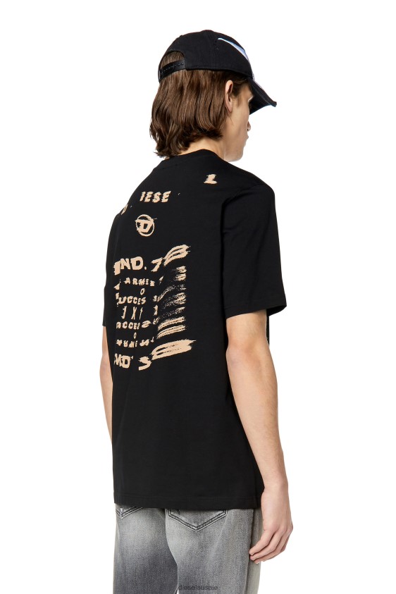 Diesel t-just-g9 Apparel Black Men 2XT44N210