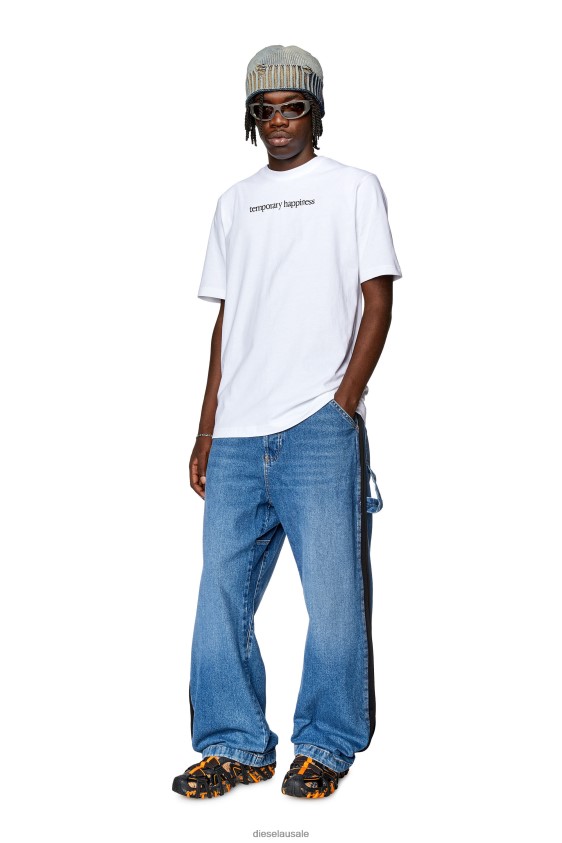 Diesel t-just-l7 Apparel White Men 2XT44N258