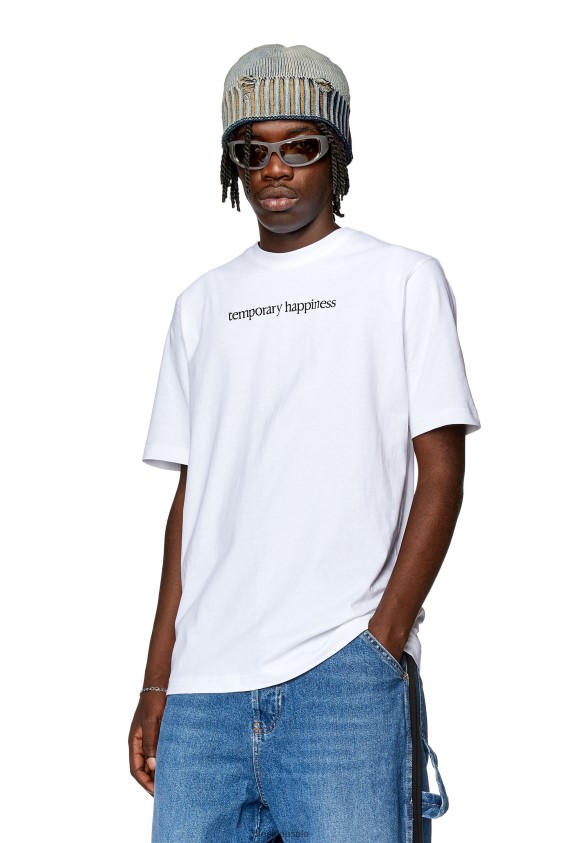 Diesel t-just-l7 Apparel White Men 2XT44N258