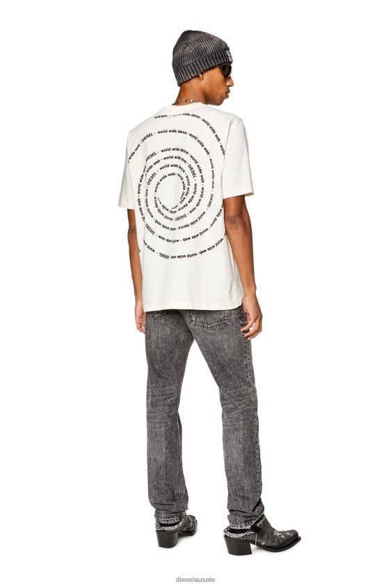 Diesel t-just-l8 Apparel White Men 2XT44N261