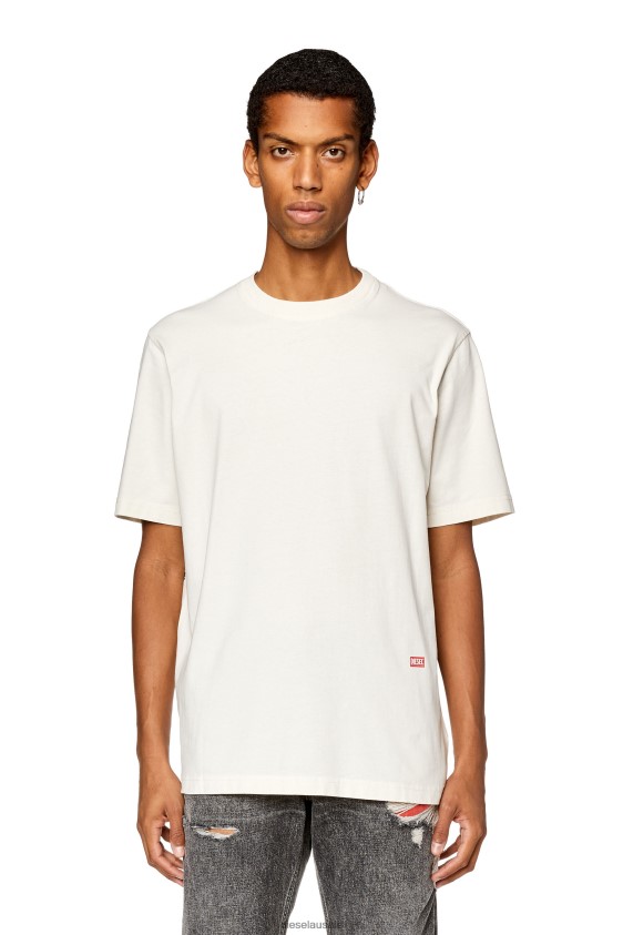 Diesel t-just-l8 Apparel White Men 2XT44N261