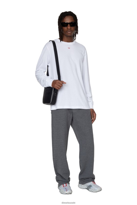 Diesel t-just-ls-d Apparel White Men 2XT44N196