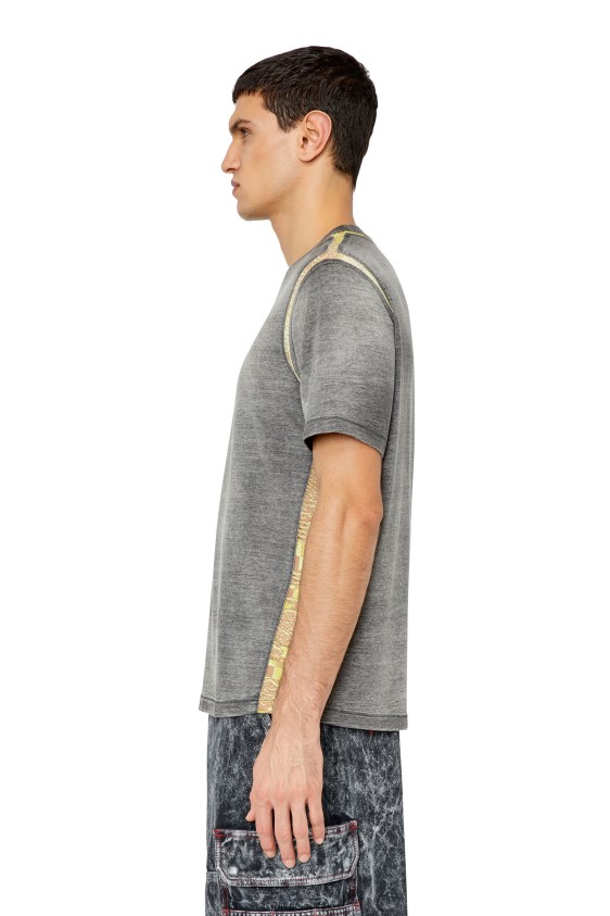 Diesel t-justindi Apparel Grey Men 2XT44N231