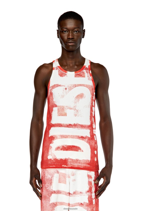 Diesel t-lift-g1 Apparel Red Men 2XT44N253