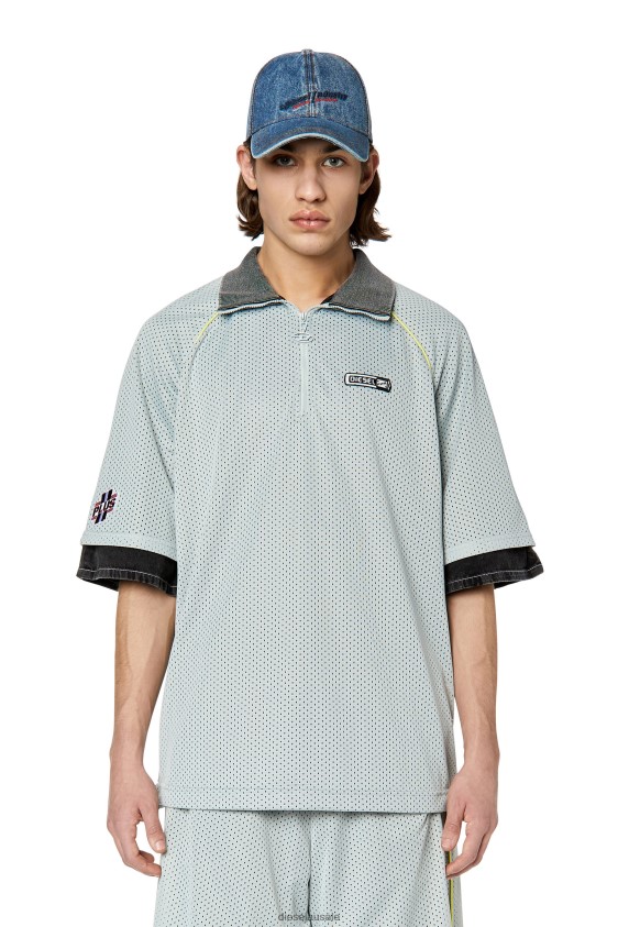 Diesel t-mec Apparel Light Grey Men 2XT44N186