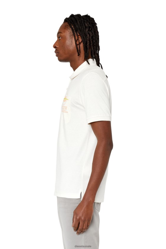 Diesel t-spouch Apparel White Men 2XT44N171