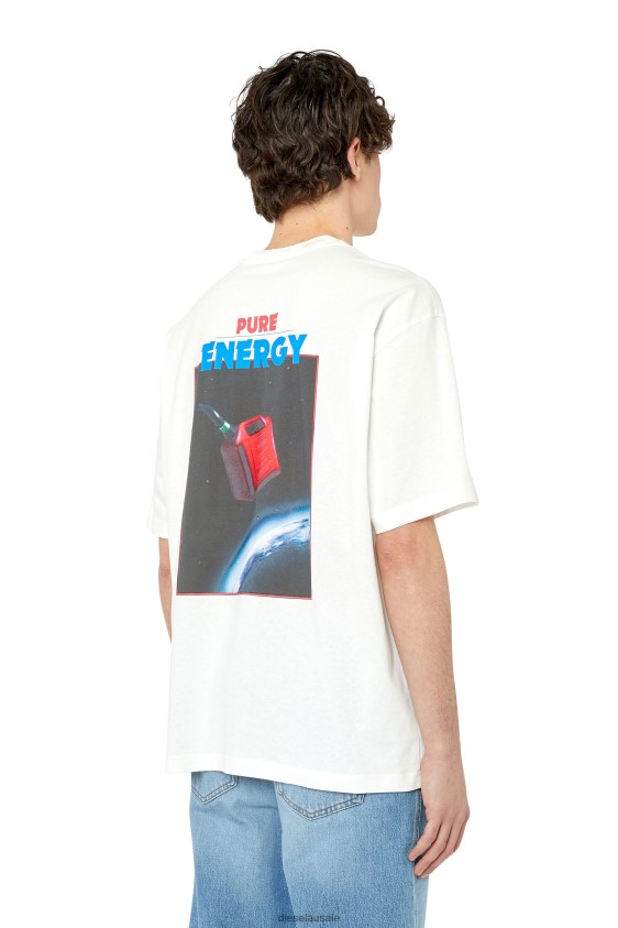 Diesel t-wash-g3 Apparel White Men 2XT44N220