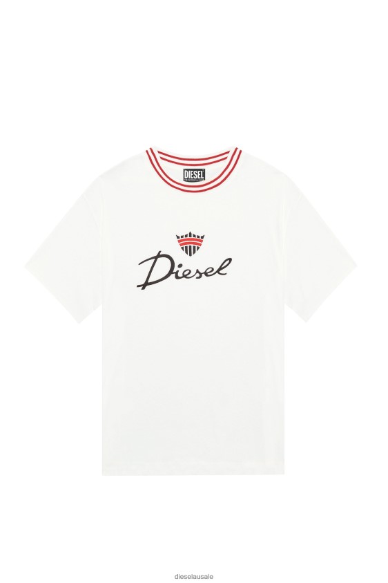 Diesel t-wash-g6 Apparel White Men 2XT44N229