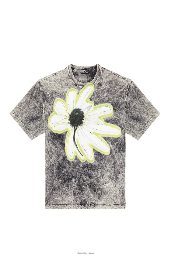 Diesel t-wash-h3 Apparel Black Men 2XT44N235
