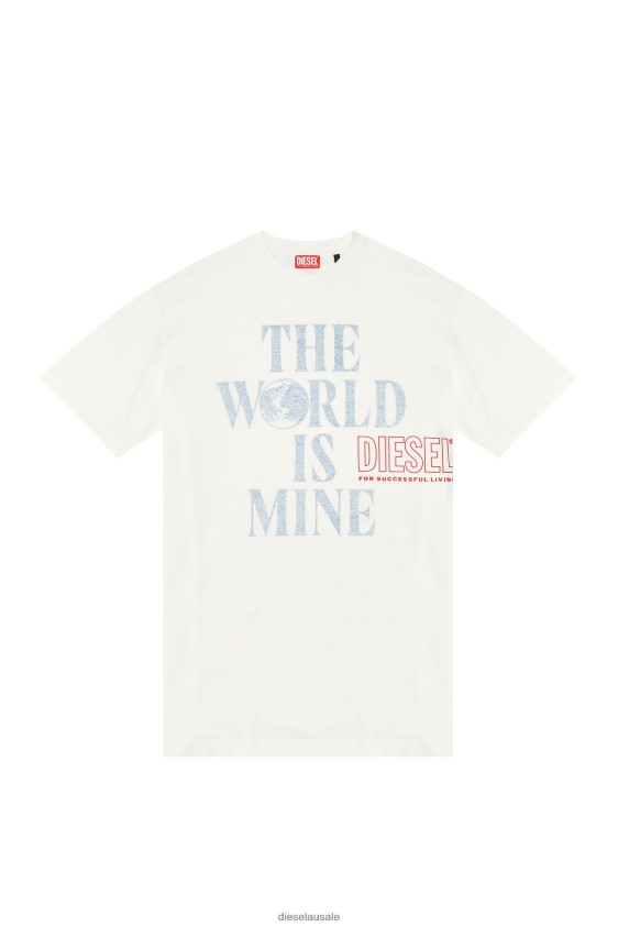 Diesel t-wash-l7 Apparel White Men 2XT44N256