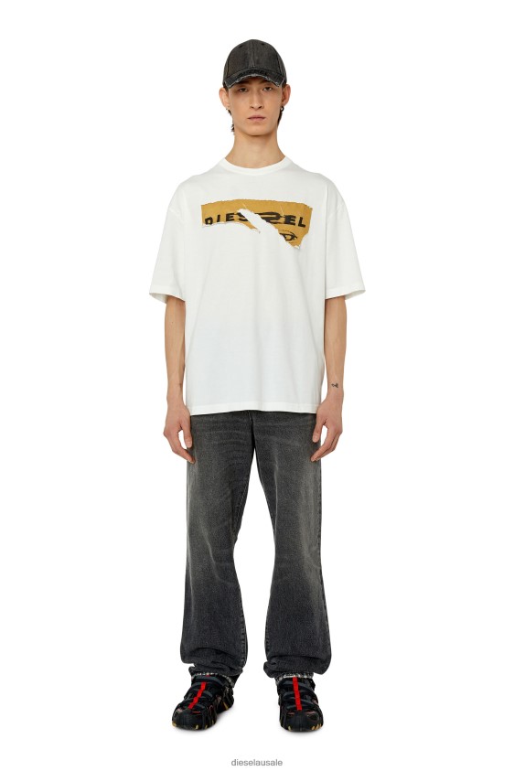 Diesel t-wash-poff Apparel White Men 2XT44N223