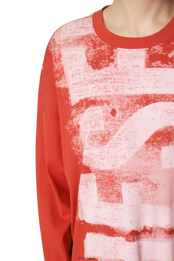Diesel t-wasrib Apparel Red Men 2XT44N206