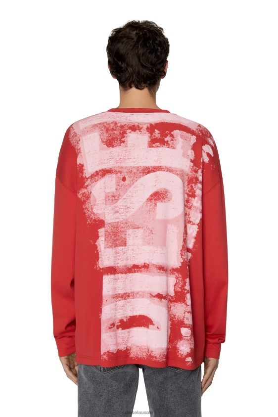 Diesel t-wasrib Apparel Red Men 2XT44N206