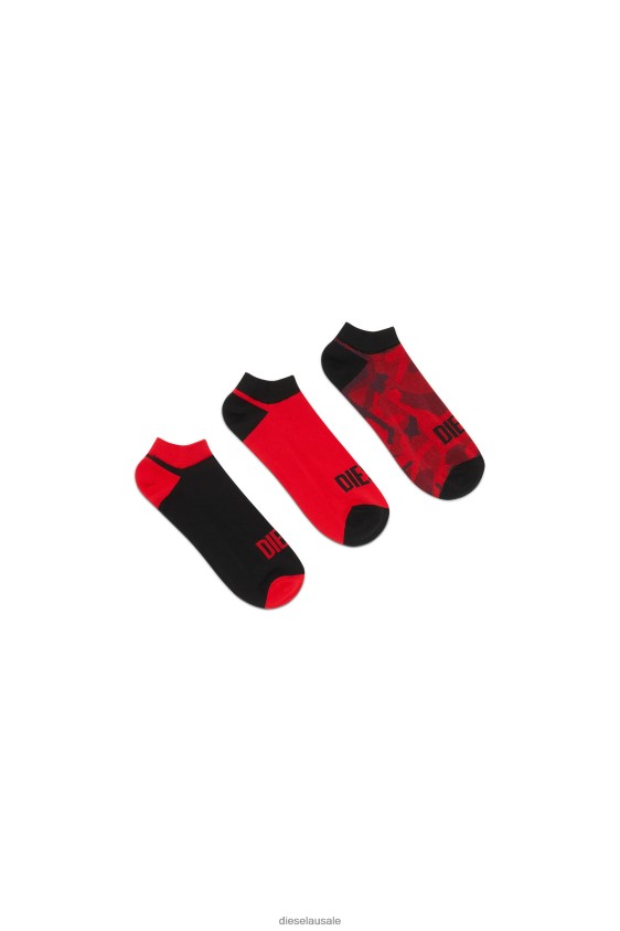 Diesel skm-gost-threepack Apparel Red/Black Men 2XT44N459