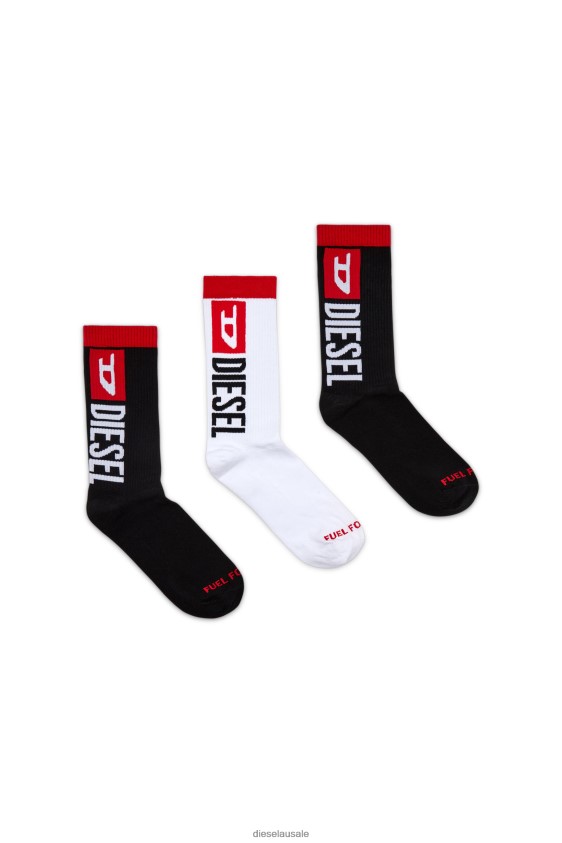 Diesel skm-ray-threepack Apparel Black/White Men 2XT44N607