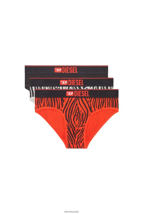Diesel umbr-andrethreepack Apparel Black/Red Men 2XT44N454