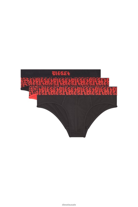 Diesel umbr-andrethreepack Apparel Red/Black Men 2XT44N458