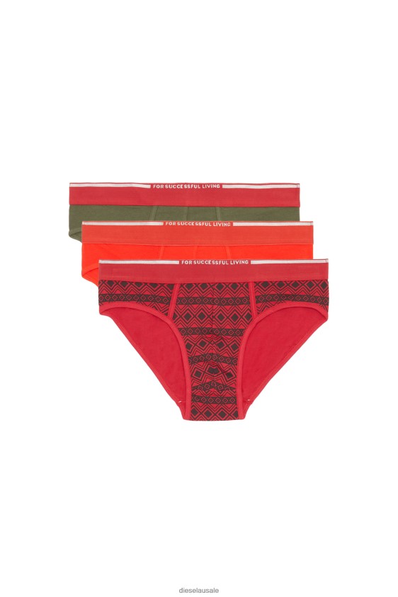 Diesel umbr-andrethreepack Apparel Red Men 2XT44N455