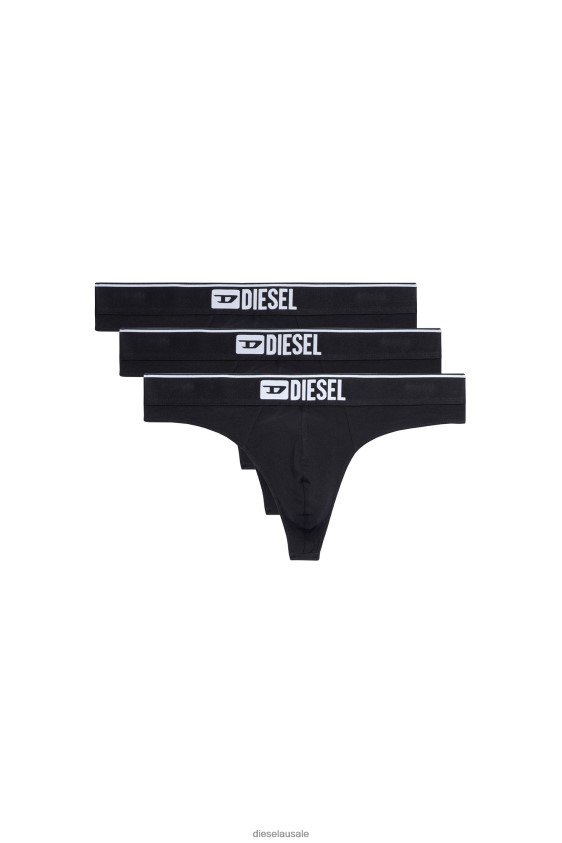 Diesel umbr-stringthreepack Apparel Black Men 2XT44N437